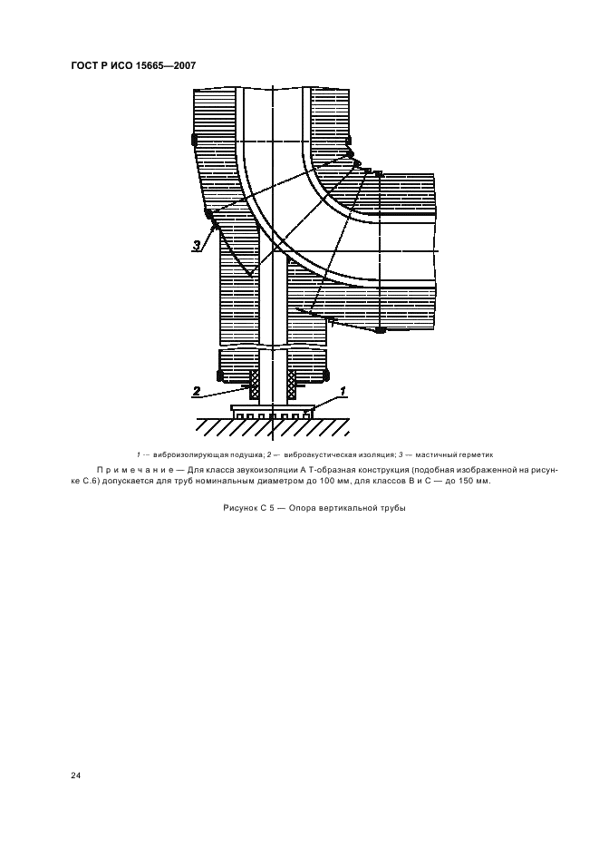 ГОСТ Р ИСО 15665-2007 Шум. Руководство по акустической изоляции труб и арматуры трубопроводов (фото 27 из 35)