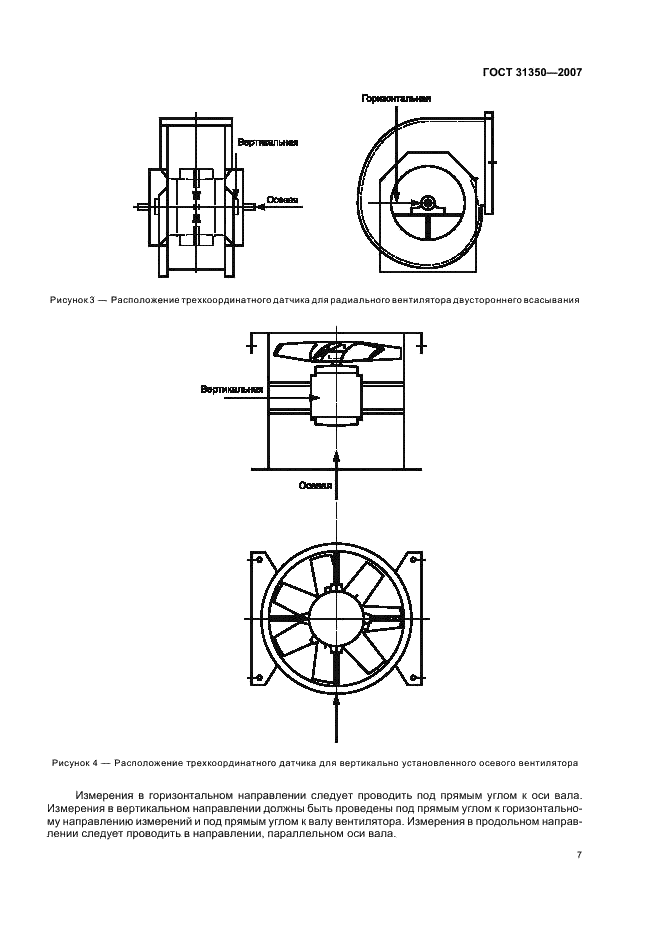 ГОСТ 31350-2007 Вибрация. Вентиляторы промышленные. Требования к производимой вибрации и качеству балансировки (фото 11 из 36)