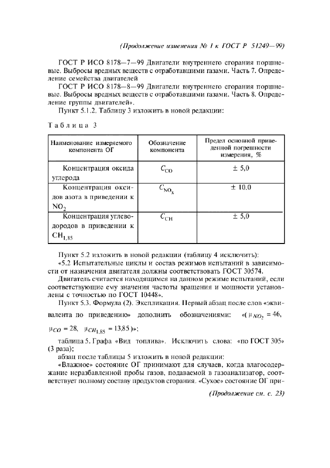 Изменение №1 к ГОСТ Р 51249-99  (фото 2 из 16)