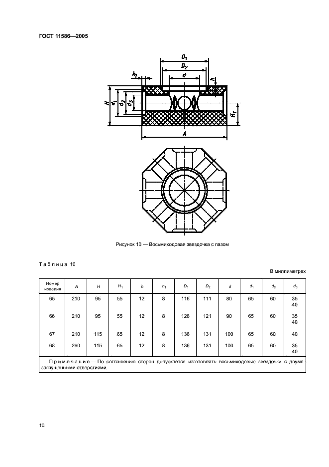 ГОСТ 11586-2005 Изделия огнеупорные для сифонной разливки стали. Технические условия (фото 12 из 32)