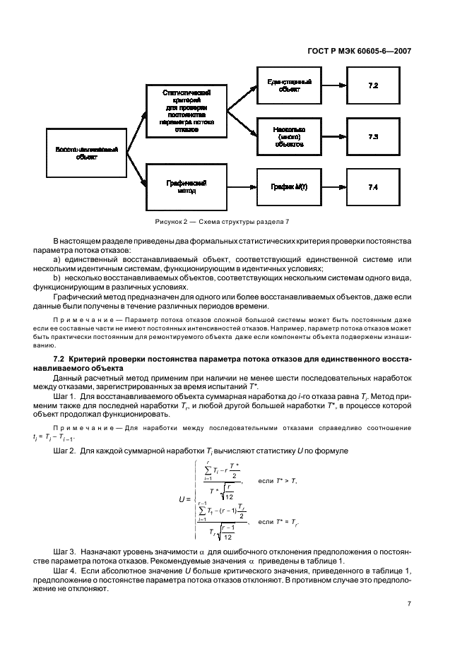 ГОСТ Р МЭК 60605-6-2007 Надежность в технике. Критерии проверки постоянства интенсивности отказов и параметра потока отказов (фото 11 из 31)
