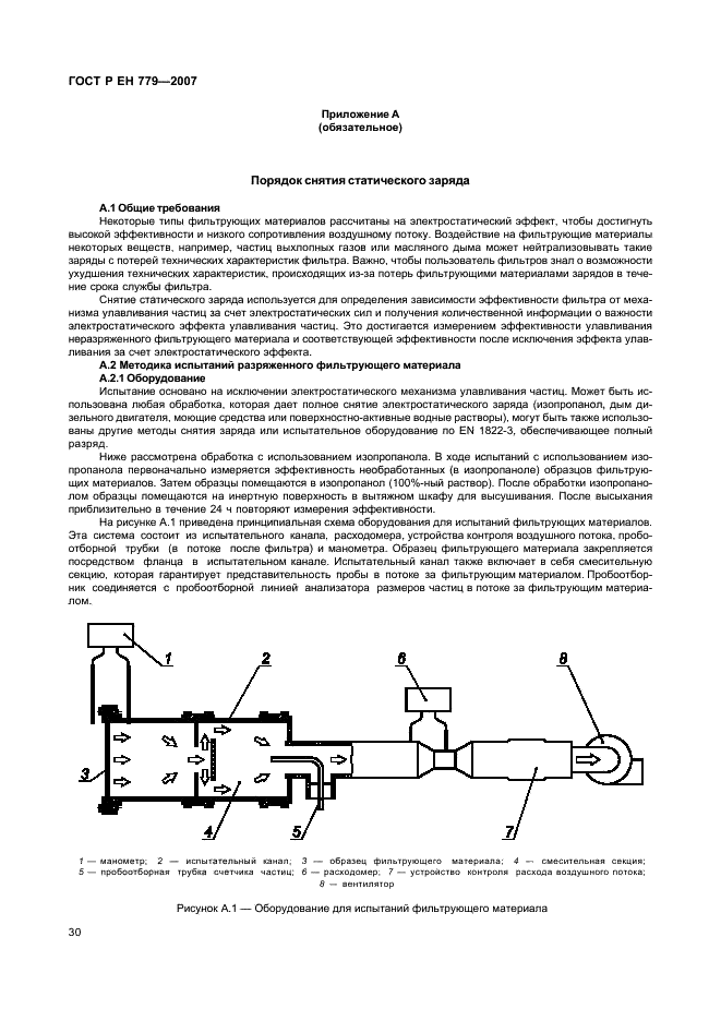 ГОСТ Р ЕН 779-2007 Фильтры очистки воздуха общего назначения. Определение эффективности фильтрации (фото 34 из 51)
