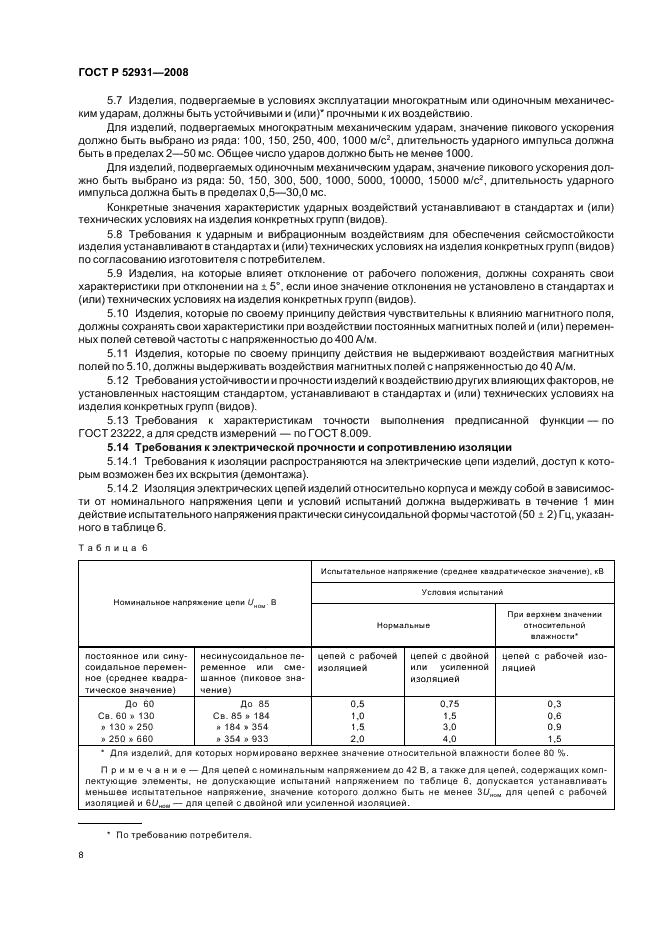 ГОСТ Р 52931-2008 Приборы контроля и регулирования технологических процессов. Общие технические условия (фото 11 из 31)
