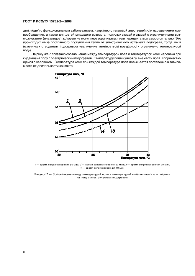 ГОСТ Р ИСО/ТУ 13732-2-2008 Эргономика термальной среды. Методы оценки реакции человека при контакте с поверхностями. Часть 2. Контакт с поверхностью умеренной температуры (фото 12 из 15)