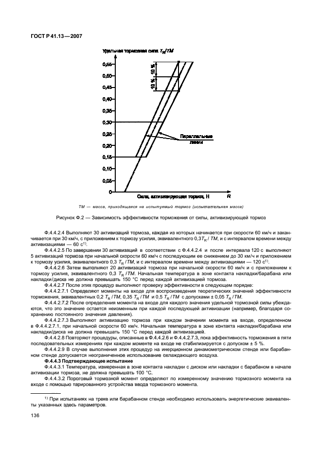 ГОСТ Р 41.13-2007 Единообразные предписания, касающиеся транспортных средств категорий М, N и О в отношении торможения (фото 140 из 170)