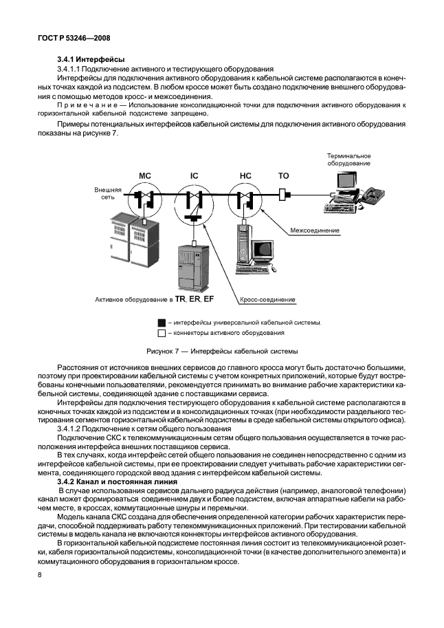 ГОСТ Р 53246-2008 Информационные технологии. Системы кабельные структурированные. Проектирование основных узлов системы. Общие требования (фото 13 из 77)
