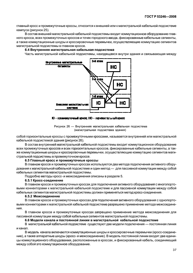 ГОСТ Р 53246-2008 Информационные технологии. Системы кабельные структурированные. Проектирование основных узлов системы. Общие требования (фото 42 из 77)