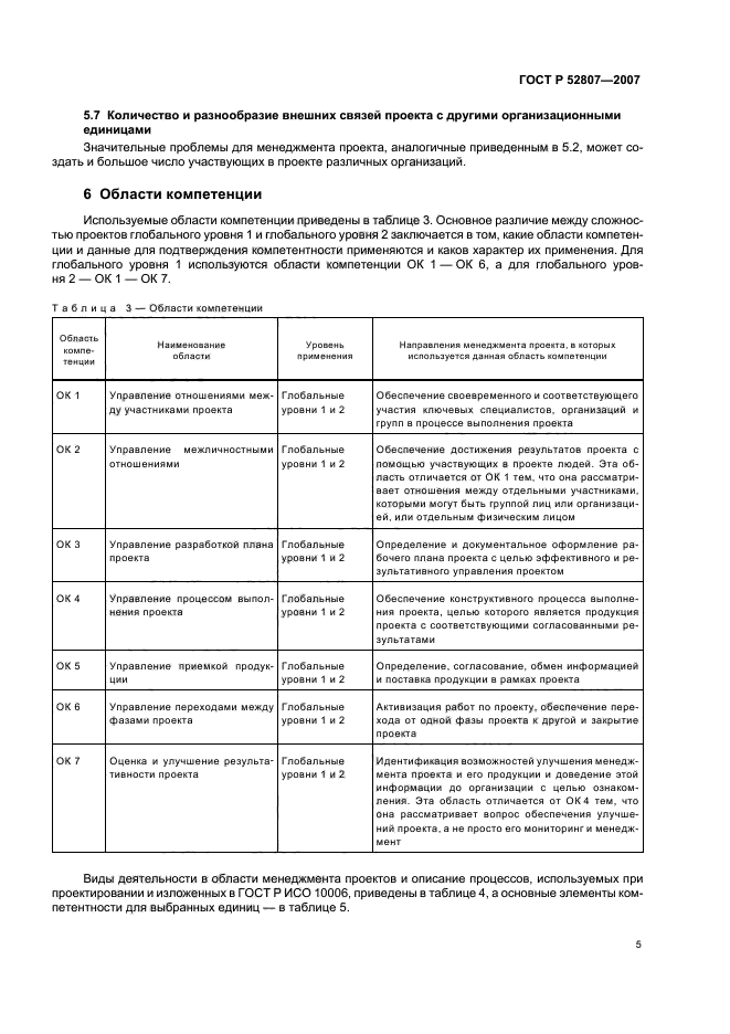 ГОСТ Р 52807-2007 Руководство по оценке компетентности менеджеров проектов (фото 9 из 18)