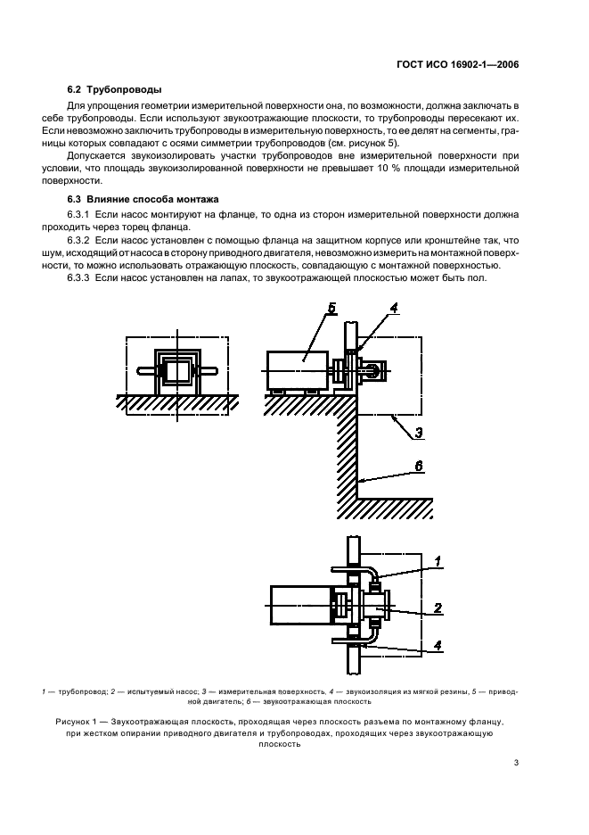 ГОСТ ИСО 16902.1-2006 Шум машин. Технический метод определения уровней звуковой мощности насосов гидроприводов по интенсивности звука (фото 7 из 16)