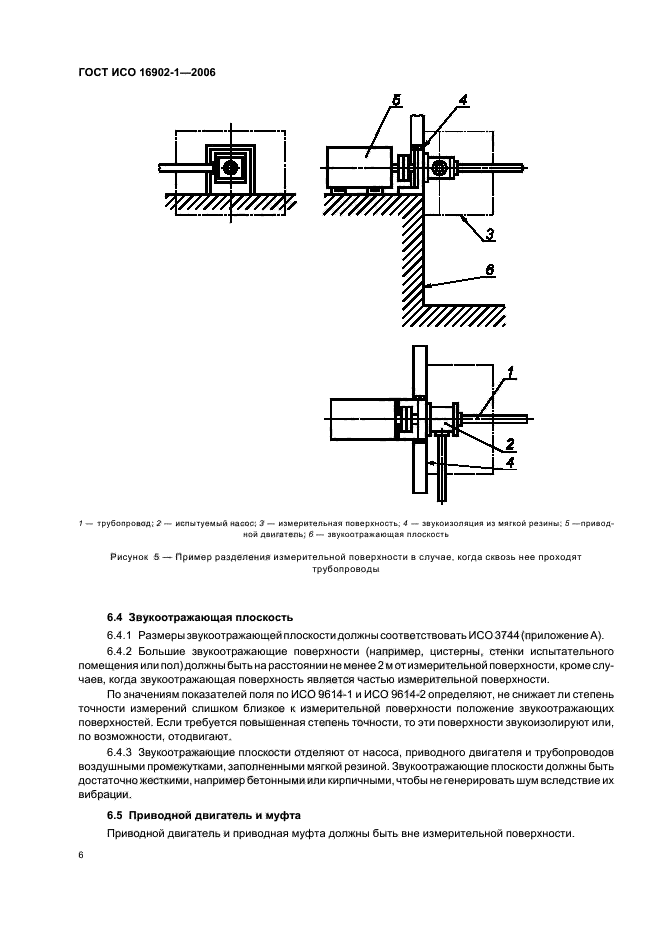 ГОСТ ИСО 16902.1-2006 Шум машин. Технический метод определения уровней звуковой мощности насосов гидроприводов по интенсивности звука (фото 10 из 16)