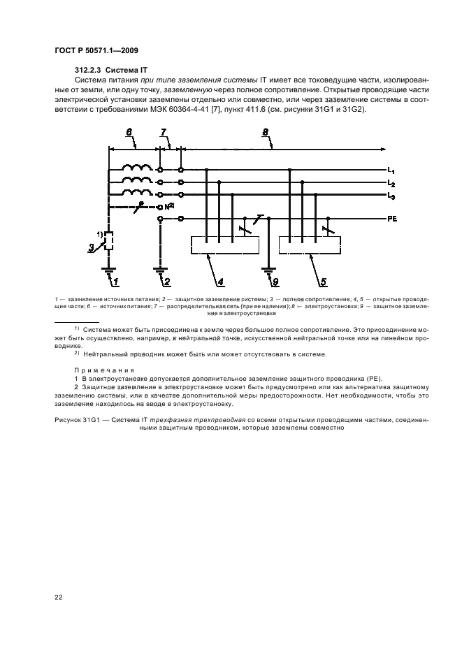 ГОСТ Р 50571.1-2009 Электроустановки низковольтные. Часть 1. Основные положения, оценка общих характеристик, термины и определения (фото 26 из 42)