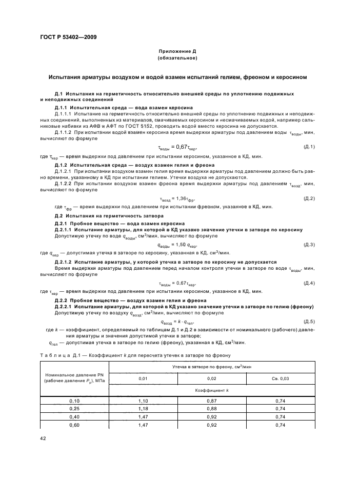 ГОСТ Р 53402-2009 Арматура трубопроводная. Методы контроля и испытаний (фото 46 из 58)