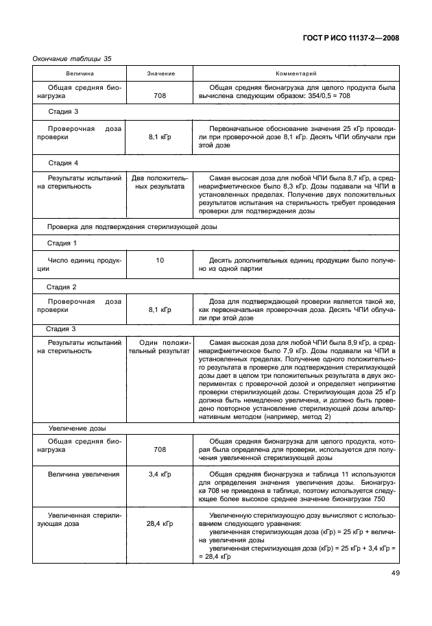 ГОСТ Р ИСО 11137-2-2008 Стерилизация медицинской продукции. Радиационная стерилизация. Часть 2. Установление стерилизующей дозы (фото 54 из 57)