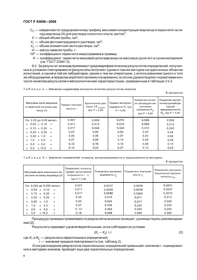 ГОСТ Р 53659-2009 Руды железные, концентраты, агломераты и окатыши. Определение содержания марганца. Атомно-абсорбционный метод с возбуждением в пламени (фото 8 из 12)