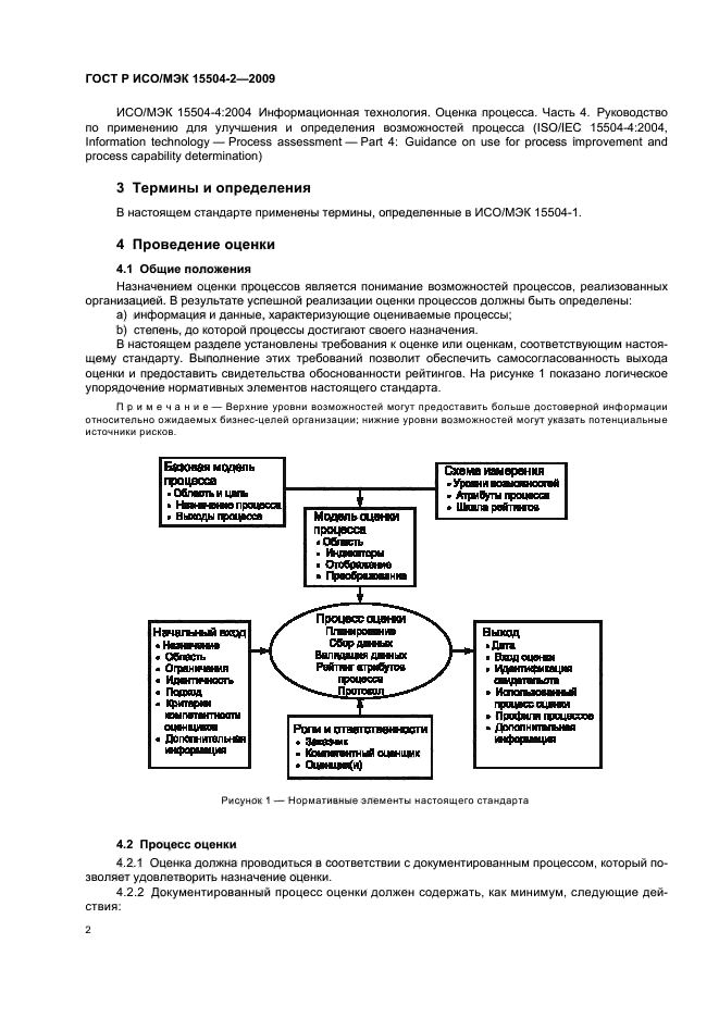 ГОСТ Р ИСО/МЭК 15504-2-2009 Информационная технология. Оценка процесса. Часть 2. Проведение оценки (фото 6 из 20)
