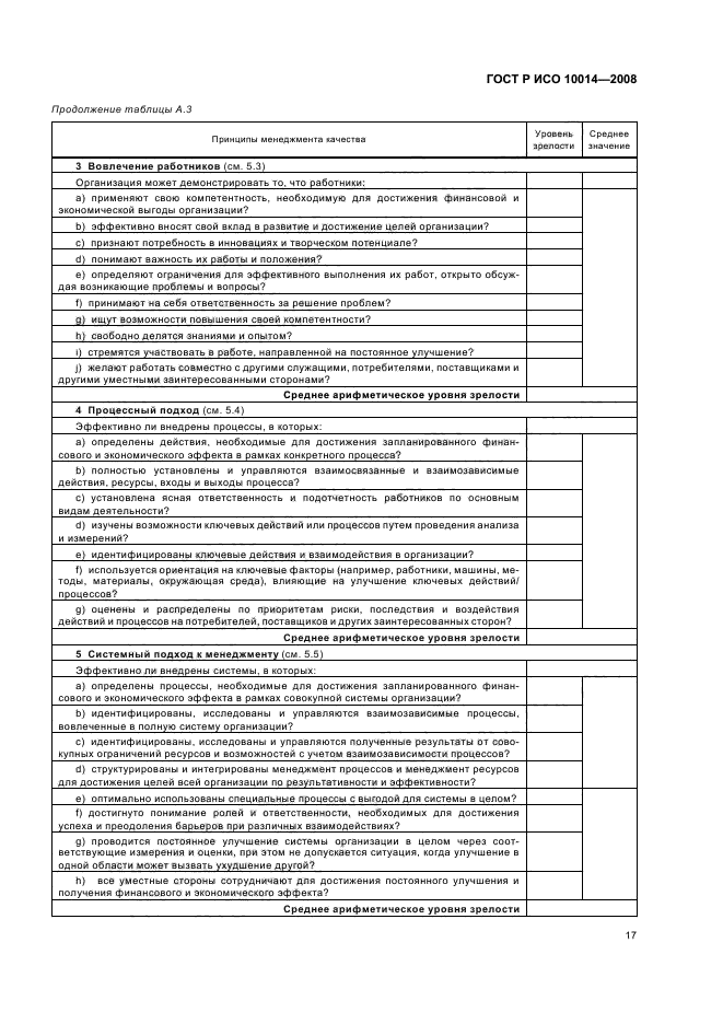ГОСТ Р ИСО 10014-2008 Менеджмент организации. Руководящие указания по достижению экономического эффекта в системе менеджмента качества (фото 22 из 31)