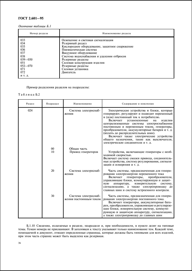 ГОСТ 2.601-95 Единая система конструкторской документации. Эксплуатационные документы (фото 39 из 45)