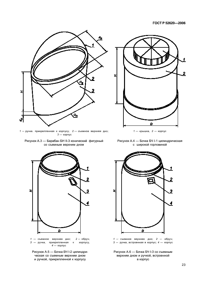 ГОСТ Р 52620-2006 Тара транспортная полимерная. Общие технические условия (фото 26 из 45)