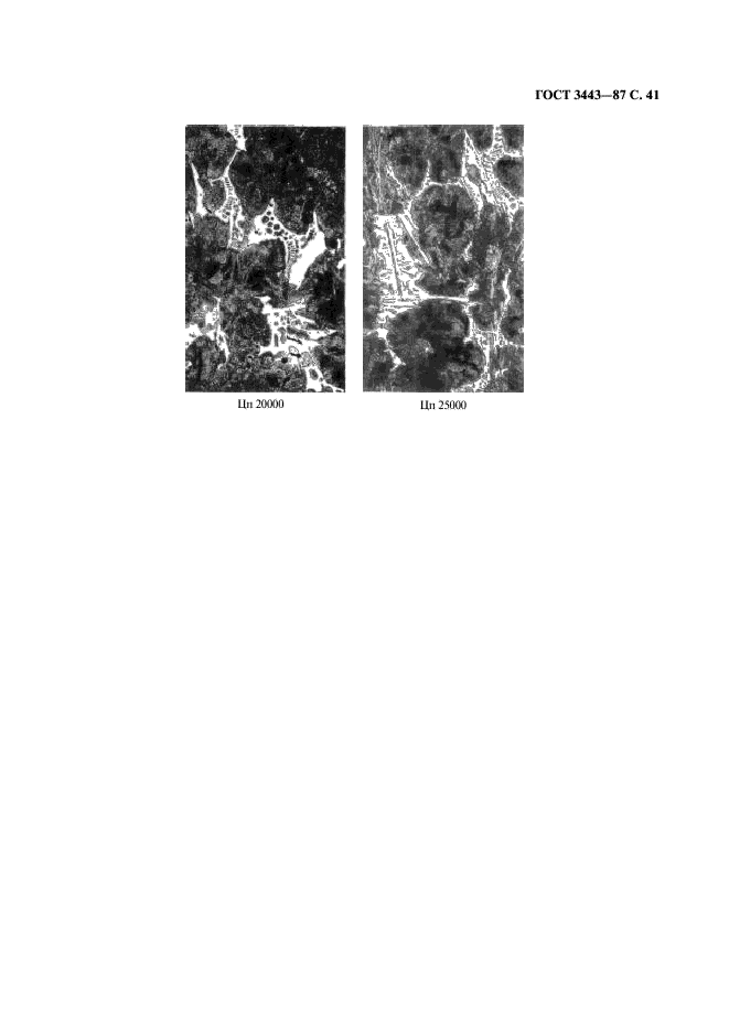 ГОСТ 3443-87 Отливки из чугуна с различной формой графита. Методы определения структуры (фото 42 из 43)