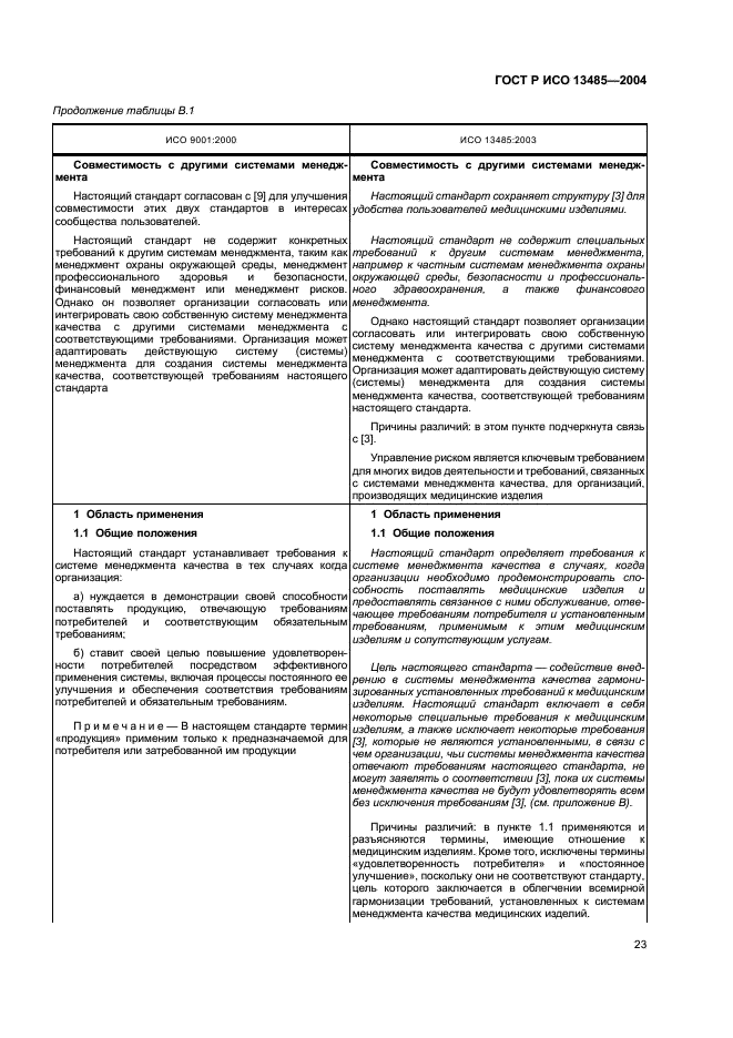 ГОСТ Р ИСО 13485-2004 Изделия медицинские. Системы менеджмента качества. Системные требования для целей регулирования (фото 27 из 54)
