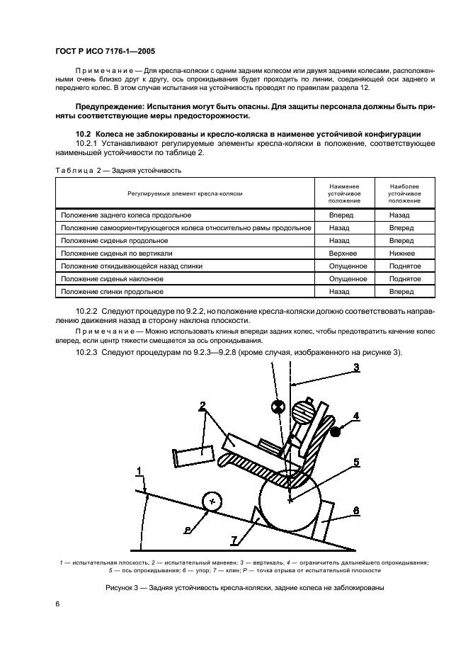 ГОСТ Р ИСО 7176-1-2005 Кресла-коляски. Часть 1. Определение статической устойчивости (фото 10 из 16)