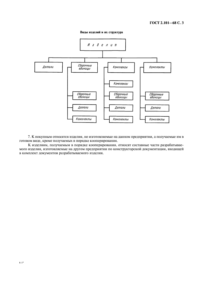 ГОСТ 2.101-68 Единая система конструкторской документации. Виды изделий (фото 4 из 4)