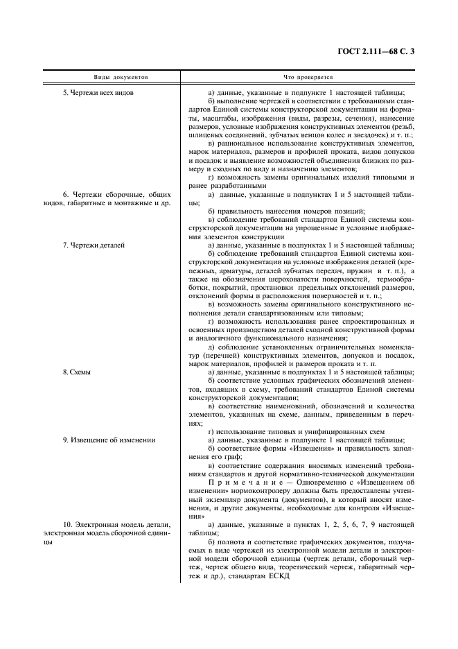 ГОСТ 2.111-68 Единая система конструкторской документации. Нормоконтроль (фото 5 из 9)