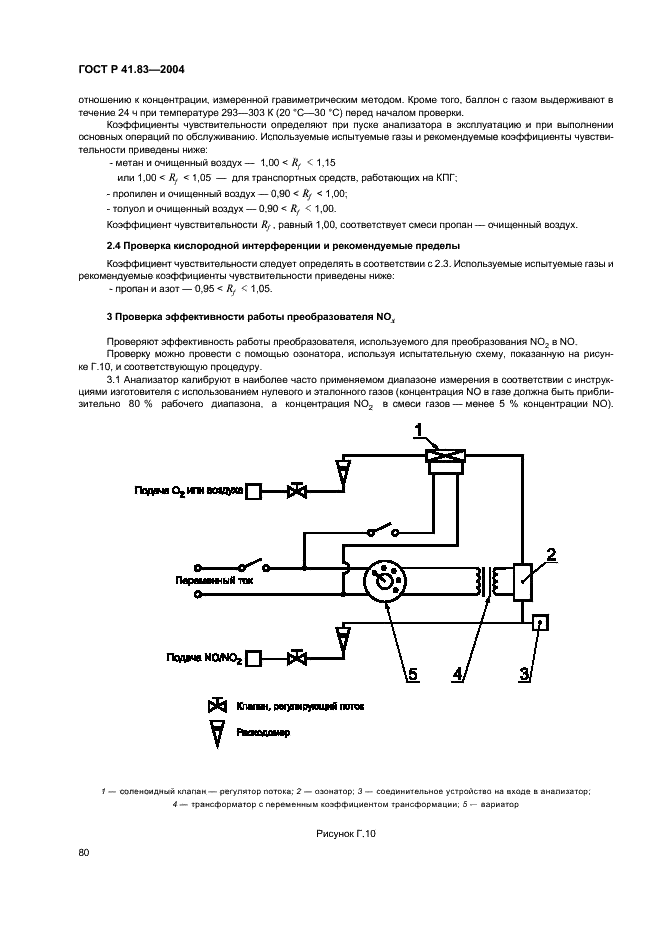 ГОСТ Р 41.83-2004 Единообразные предписания, касающиеся сертификации транспортных средств в отношении выбросов вредных веществ в зависимости от топлива, необходимого для двигателей (фото 84 из 150)