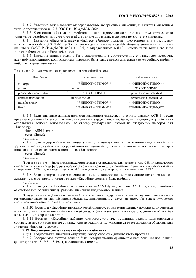 ГОСТ Р ИСО/МЭК 8825-1-2003 Информационная технология. Правила кодирования ACH.1. Часть 1. Спецификация базовых (BER), канонических (СER) и отличительных (DER) правил кодирования (фото 17 из 32)