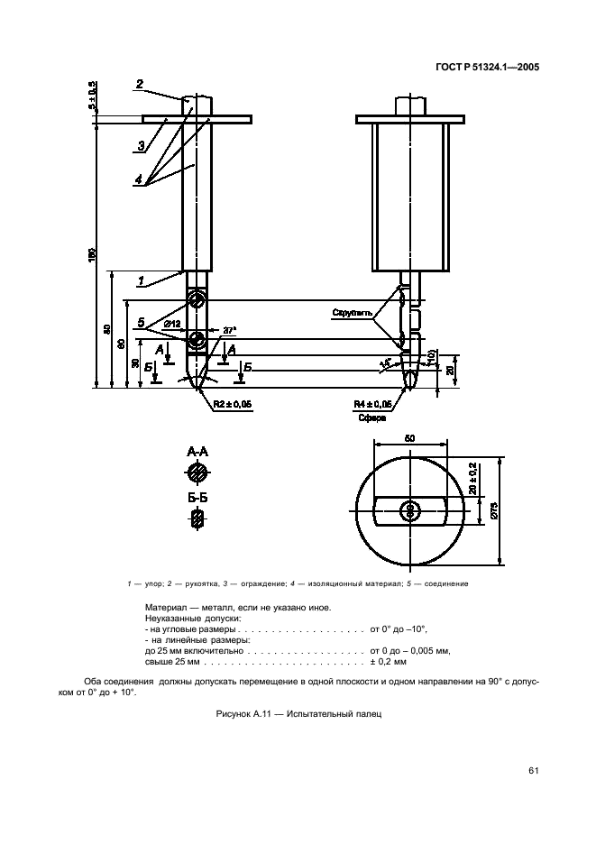 ГОСТ Р 51324.1-2005 Выключатели для бытовых и аналогичных стационарных электрических установок. Часть 1. Общие требования и методы испытаний (фото 65 из 82)