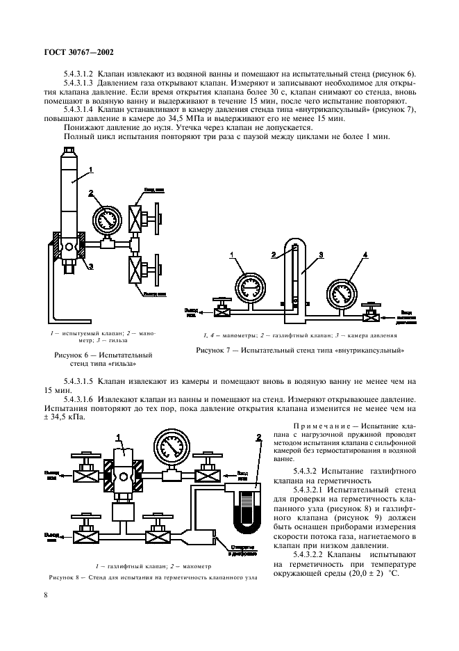 ГОСТ 30767-2002 Оборудование для газлифтной эксплуатации скважин. Требования безопасности и методы испытаний (фото 12 из 20)
