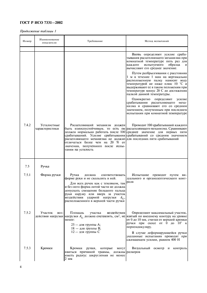 ГОСТ Р ИСО 7331-2002 Палки горнолыжные. Требования безопасности и методы испытаний (фото 7 из 15)
