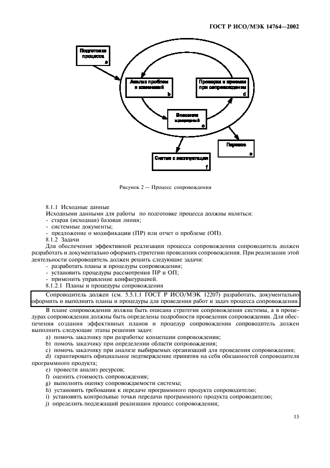 ГОСТ Р ИСО/МЭК 14764-2002 Информационная технология. Сопровождение программных средств (фото 19 из 32)