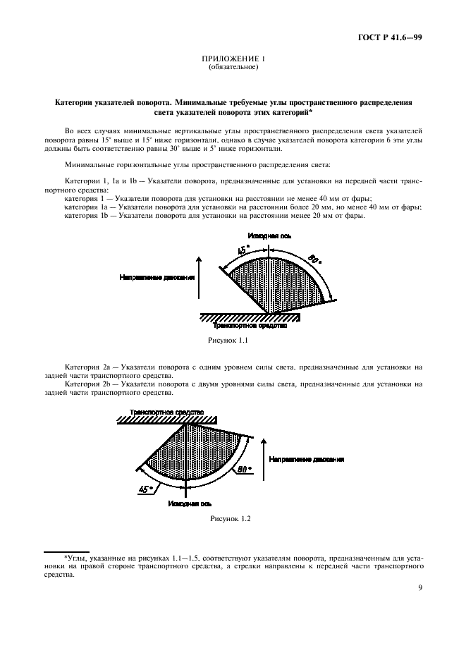 ГОСТ Р 41.6-99 Единообразные предписания, касающиеся официального утверждения указателей поворота механических транспортных средств и их прицепов (фото 12 из 27)