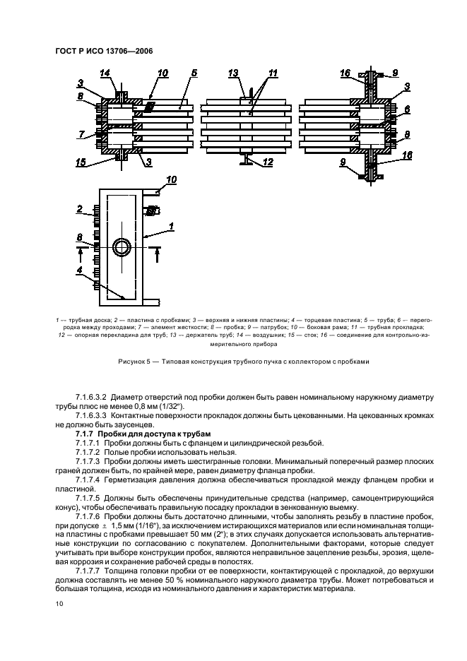 ГОСТ Р ИСО 13706-2006 Аппараты с воздушным охлаждением. Общие технические требования (фото 14 из 101)