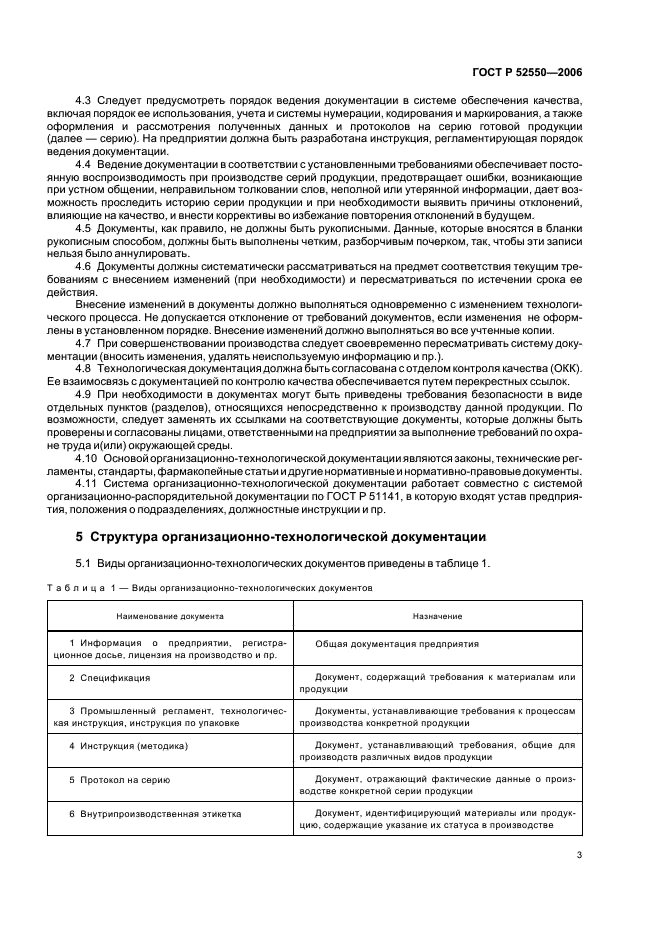 ГОСТ Р 52550-2006 Производство лекарственных средств. Организационно-технологическая документация (фото 7 из 45)