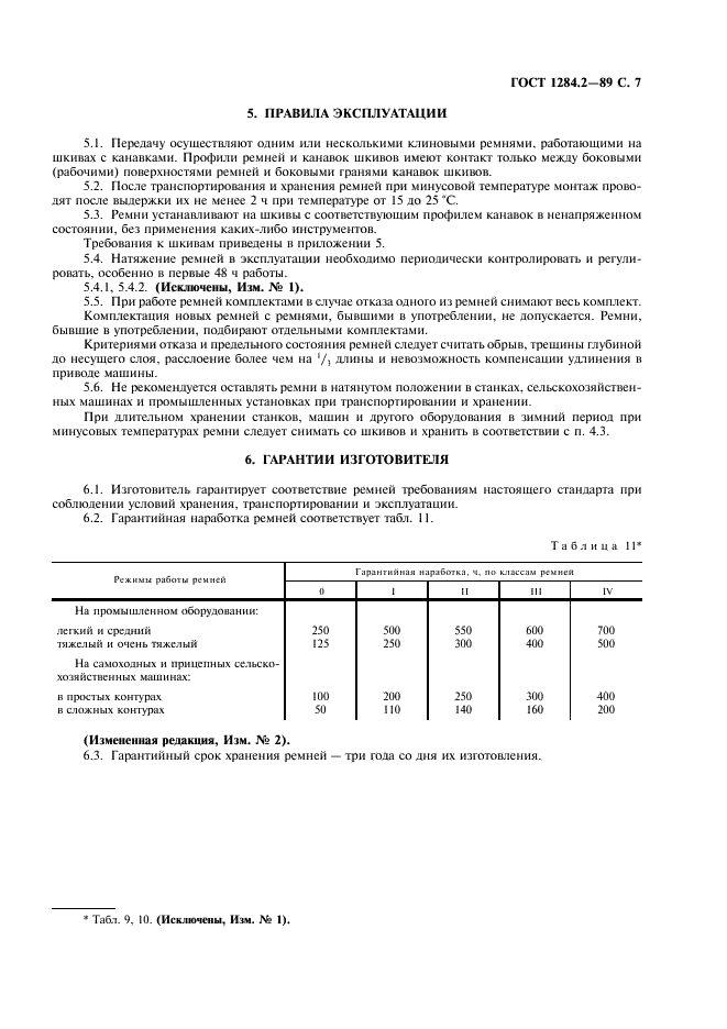 ГОСТ 1284.2-89 Ремни приводные клиновые нормальных сечений. Технические условия (фото 8 из 18)