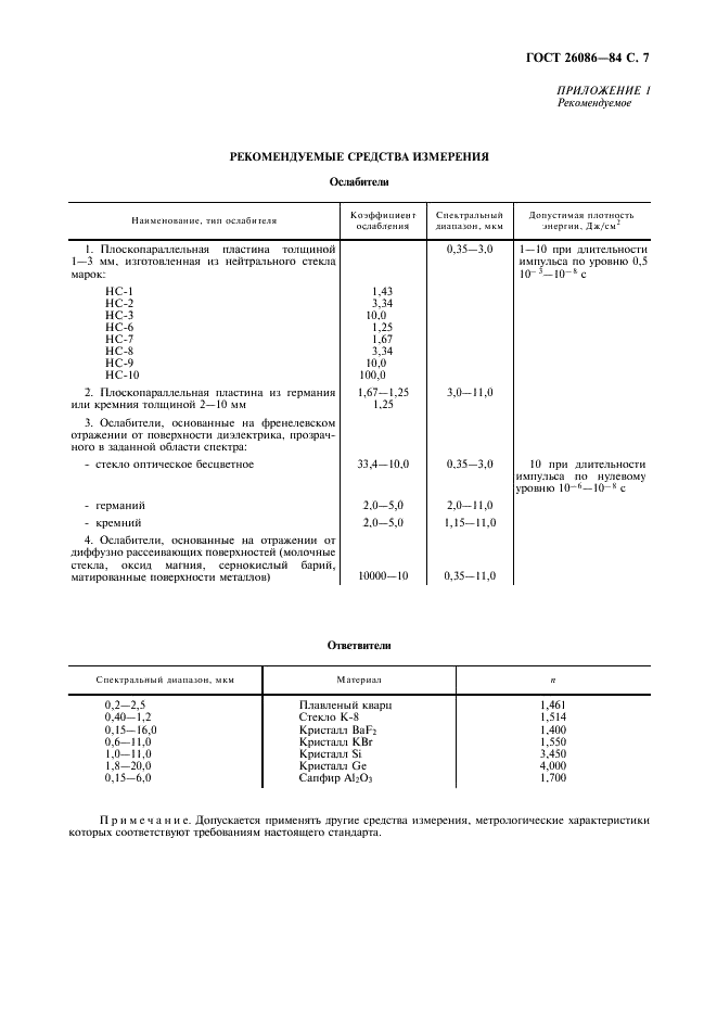 ГОСТ 26086-84 Лазеры. Методы измерения диаметра пучка и энергетической расходимости лазерного излучения (фото 8 из 15)