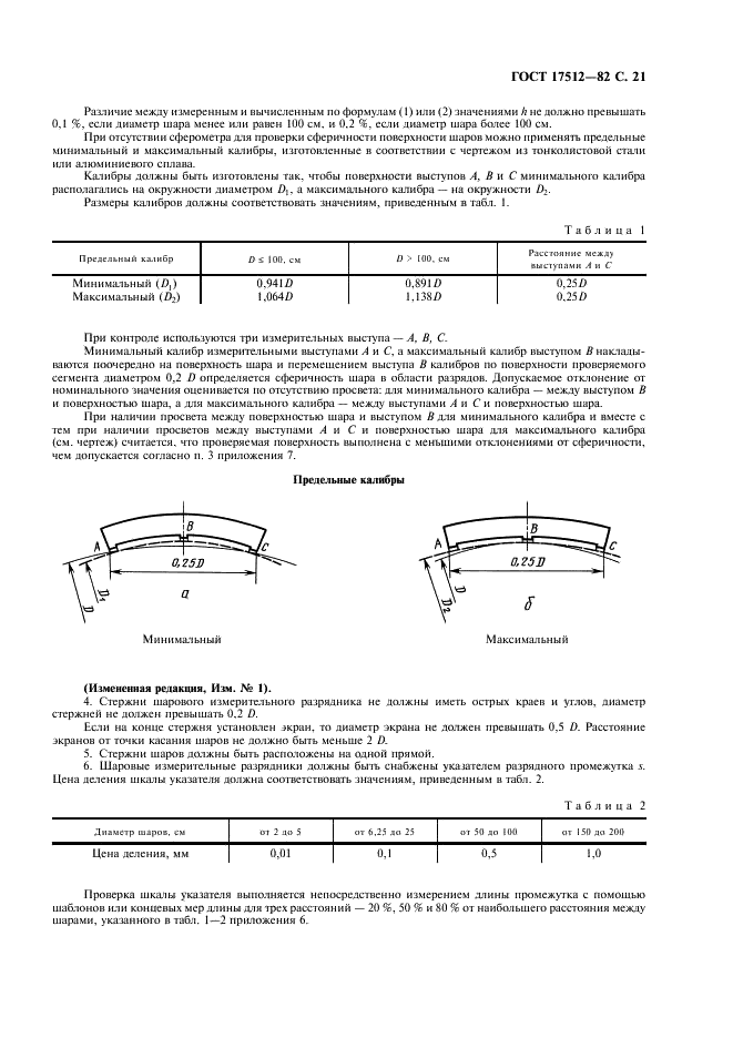 ГОСТ 17512-82 Электрооборудование и электроустановки на напряжение 3 кВ и выше. Методы измерения при испытаниях высоким напряжением (фото 22 из 23)