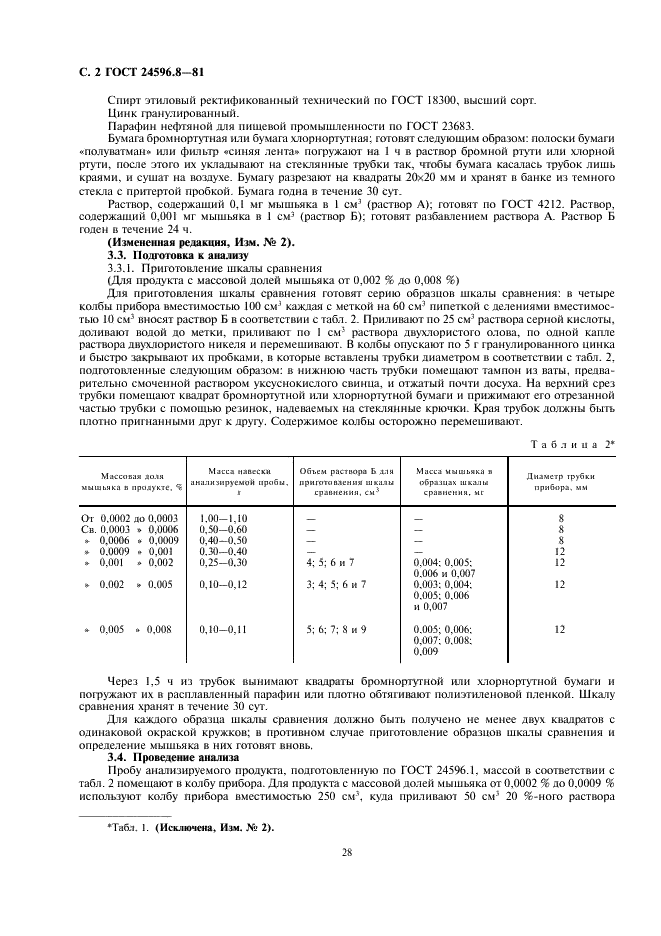 ГОСТ 24596.8-81 Фосфаты кормовые. Методы определения мышьяка (фото 2 из 6)