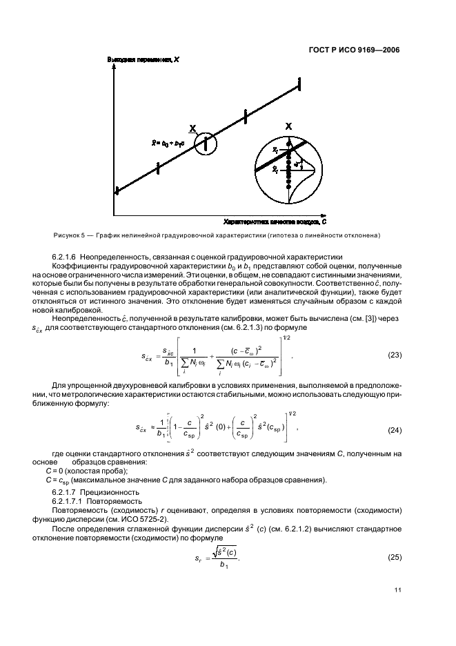 ГОСТ Р ИСО 9169-2006 Качество воздуха. Определение характеристик методик выполнения измерений (фото 13 из 24)