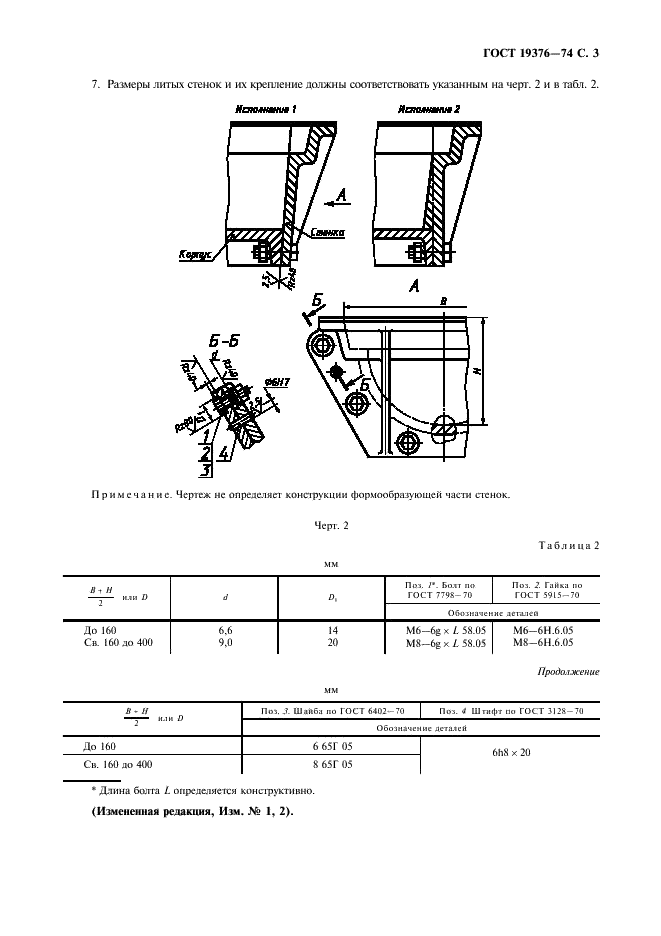 ГОСТ 19376-74 Стенки торцовые (заглушки) для алюминиевых стержневых ящиков. Размеры (фото 4 из 6)