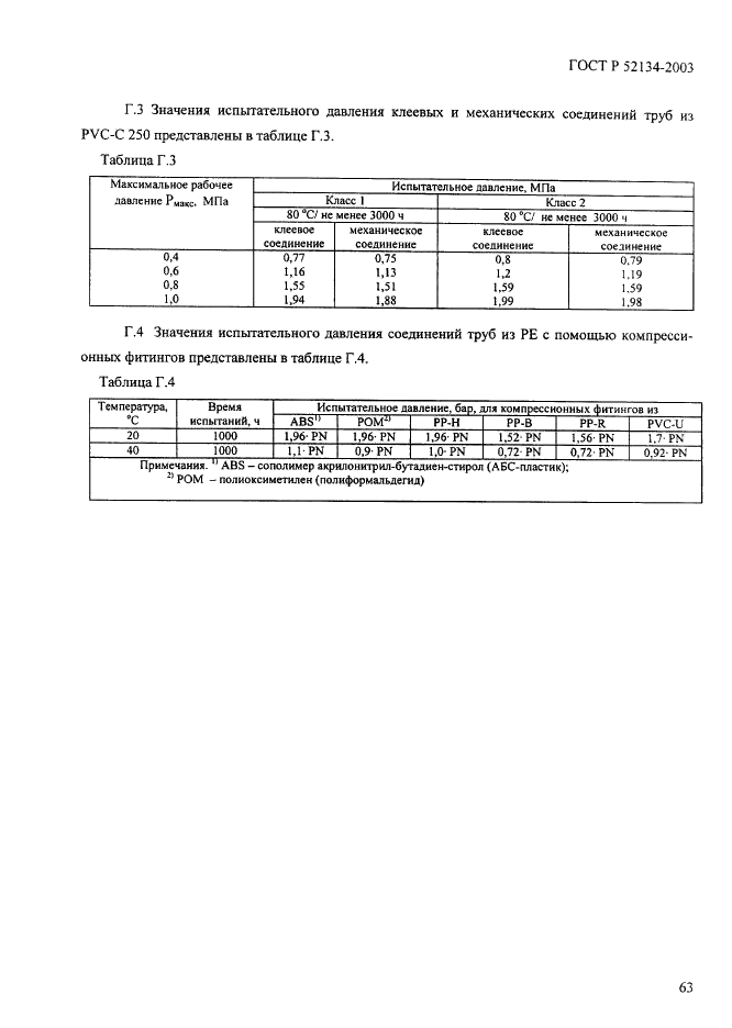 ГОСТ Р 52134-2003 Трубы напорные из термопластов и соединительные детали к ним для систем водоснабжения и отопления. Общие технические условия (фото 68 из 73)