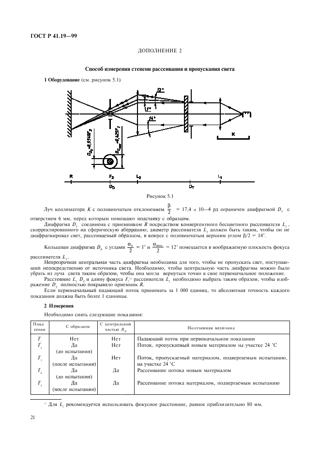 ГОСТ Р 41.19-99 Единообразные предписания, касающиеся официального утверждения противотуманных фар для автотранспортных средств (фото 24 из 32)