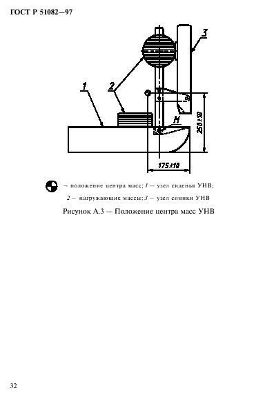 ГОСТ Р 51082-97 Кресла-коляски. Метод измерения параметров и размеров сиденья и колеса (фото 35 из 39)