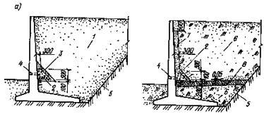 Устройство стен подвалов и подпорных стен железобетонных высотой до 3 м толщиной до 500 мм